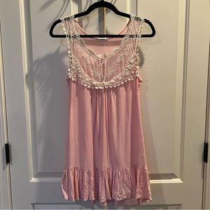 Vici Collection Boho Lace Tunic S